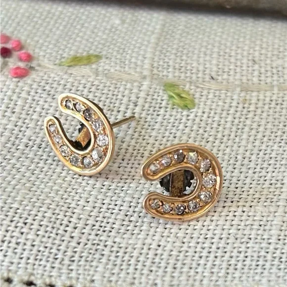 Antique 14k Old Mine Cut Diamond Studs - Picture 7 of 13